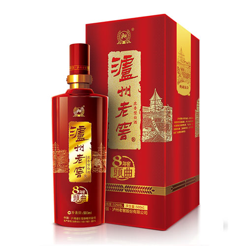 瀘州老窖八年窖頭曲典藏流金酒